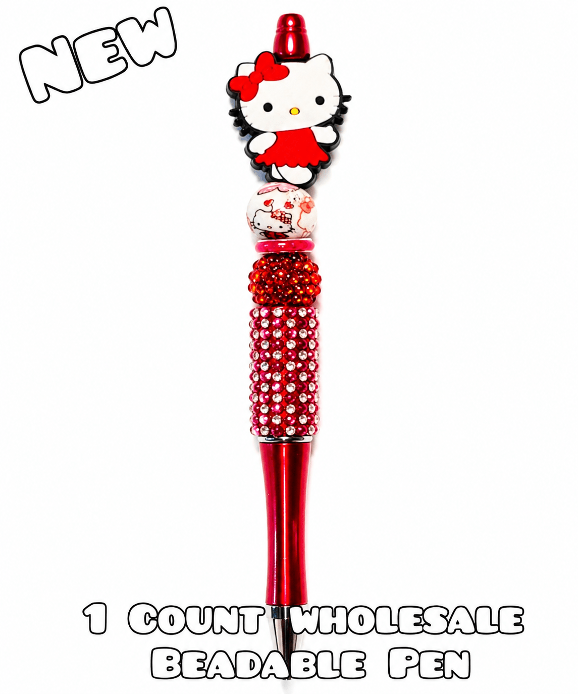 Wholesale 1 Count Beadable Pens Hello Kitty