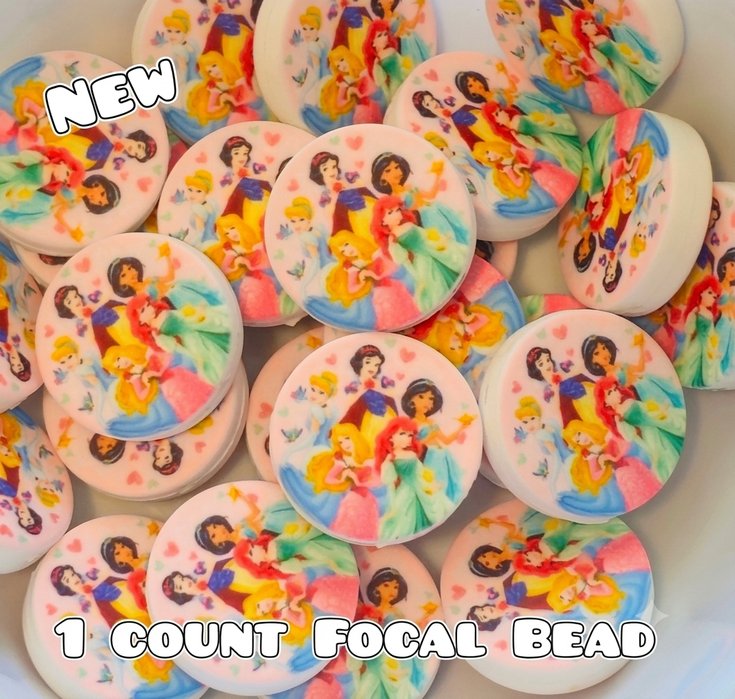 New 1 Count Focal Bead Princess