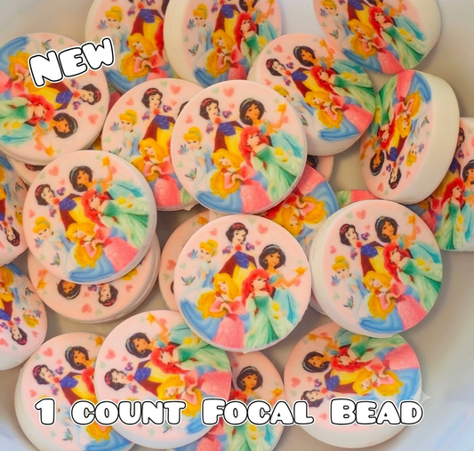 New 1 Count Focal Bead Princess
