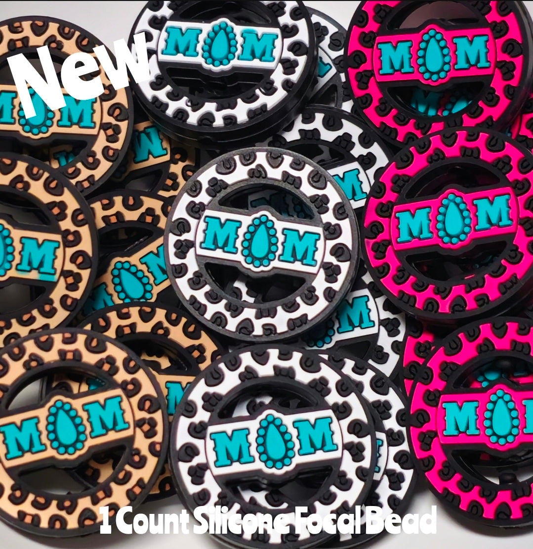 New Western Mom Focal Beads 1 Count DIY Bead Supplies
