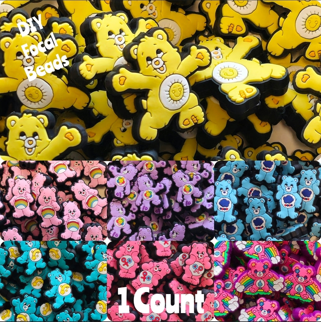 DIY Focal Bead 1 Count Craft Supplies Care Bears Beads Charms