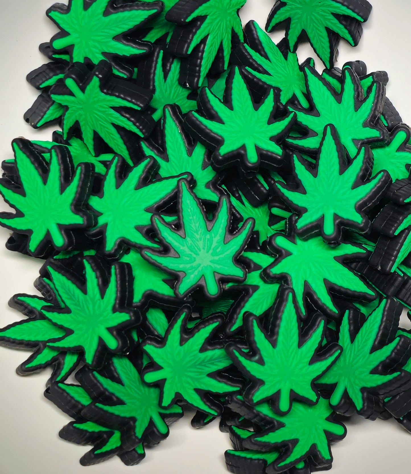 DIY Focal Bead 1 Count Craft Supplies 420 Pot Leafs Marijuana