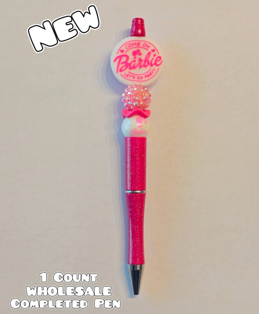 Wholesale Beadable Pens 1 Count Completed Pen Barbie