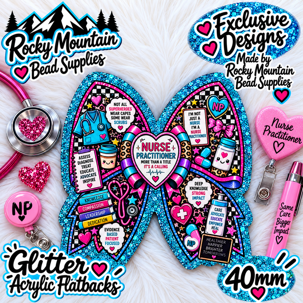 Shop Exclusive 1 Count Custom Exclusive Glitter