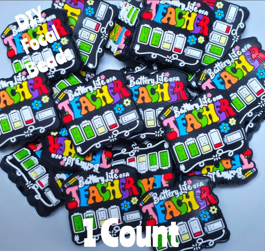 DIY Focal Bead 1 Count Craft Supplies School Teacher Beads