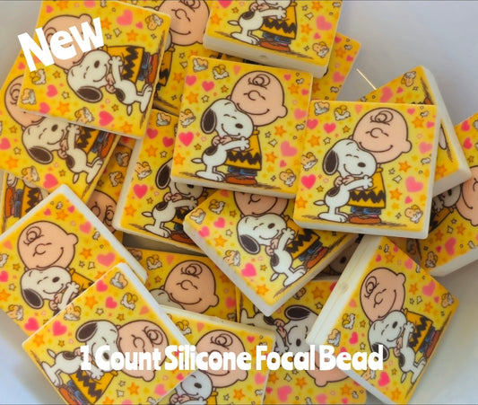 New Snoopy Focal Beads 1 Count DIY Bead Supplies
