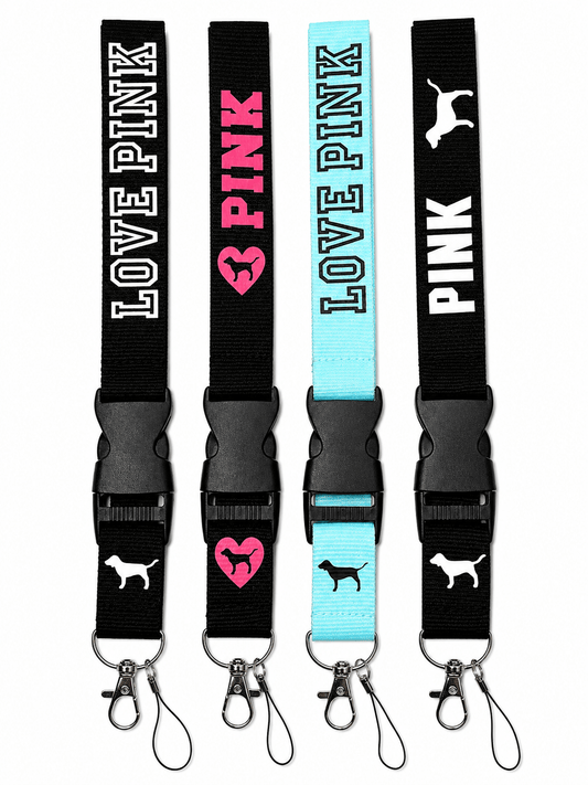 1 Count Lanyard Victoria Secret Pink