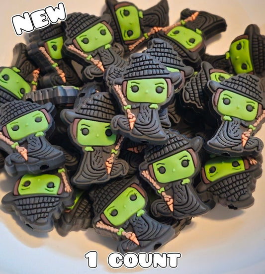 New 1 Count Wicked Witch Focal Bead