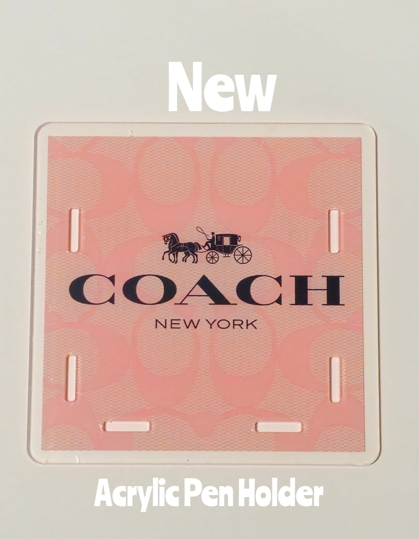 NEW Acrylic Pen Holder Box 1 Count Luxury. Read description for directions and special handling.