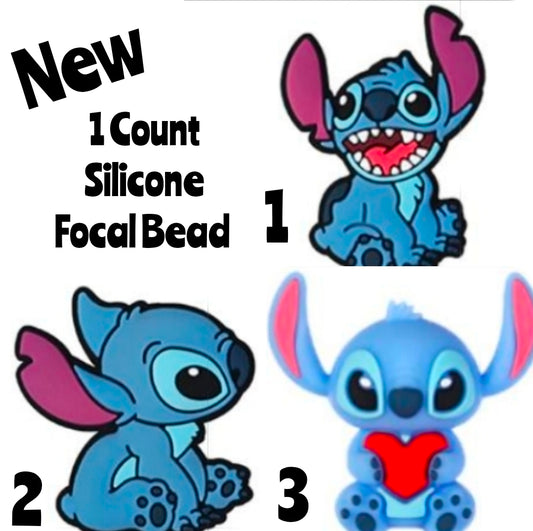New 1 Count Character Stitch Focal Bead