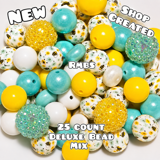 New Deluxe SILICONE Bead Mix 25 count. Shop Made