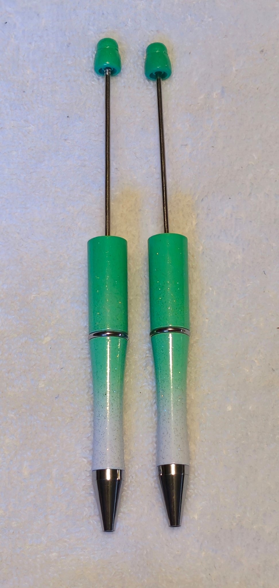 1 Unidad de 2 Tonos de Brillo Ombre Para Bolígrafos Perforables. Accesorios para Cuentas.