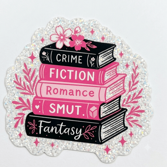 Glitter Acrylic Flatback- Acrylic Planer Resin Charm- Books