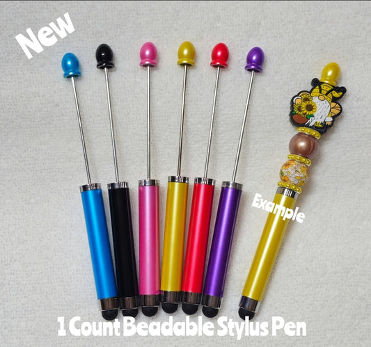 1 count beadable stylus pens DIY Beadable Blanks