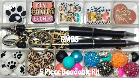 Dog Paw DIY Beabable kit CONTAINER INCLUDED