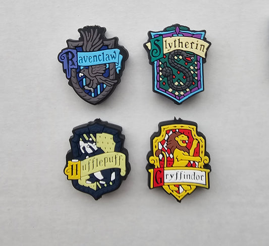 New 4 piece wizard boy shields focal bead set you receive 1 of each