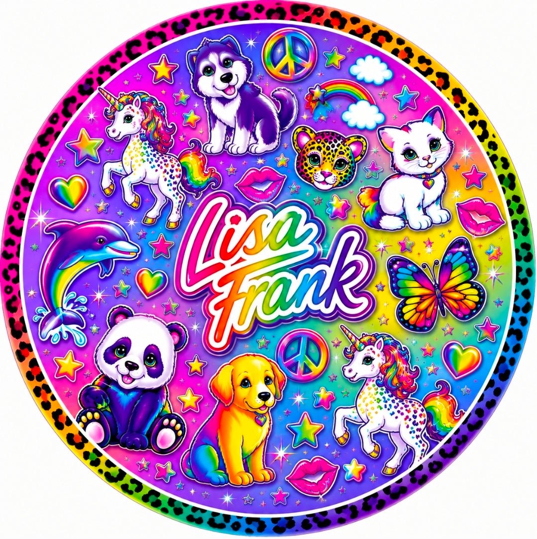 1 Count New Release Silicone Focal Bead Bow Exclusive Lisa Frank 3 options