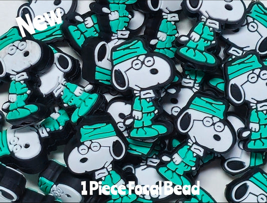 New 1 Count Snoopy Medical Focal Bead