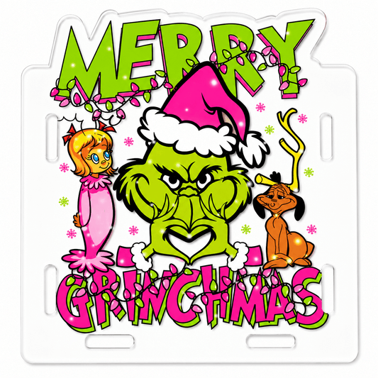 NEW Acrylic Pen Holder Box 1 Count Grinch.  Read description for directions and special handling.