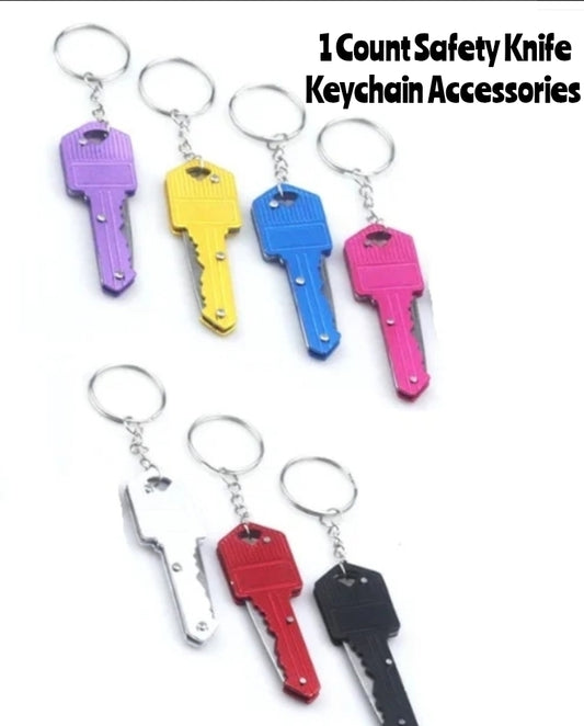 1 Count Safety Self Defense Keychain Key Kn ife Accessories