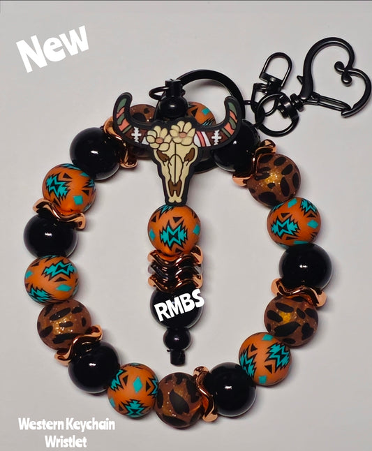 New Completed Keychain Wristlets Custom Handmade Country