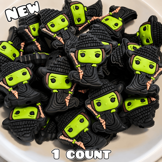 New 1 Count Wicked Witch Focal Bead