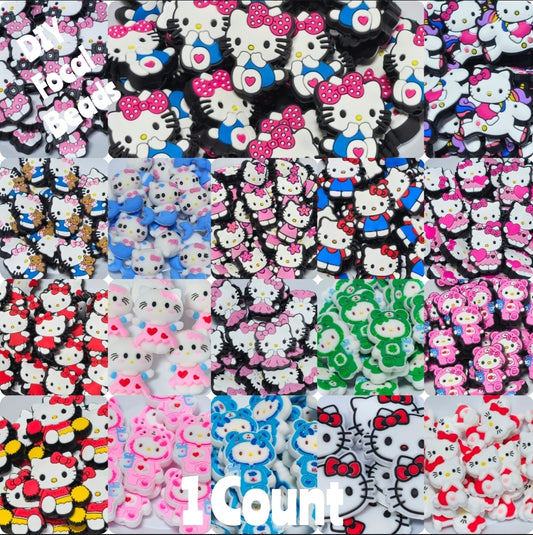 DIY Focal Bead 1 Count Craft Supplies Character Hello Kitty