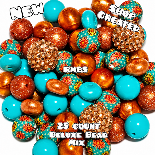 New Deluxe SILICONE Bead Mix 25 count. Shop Made