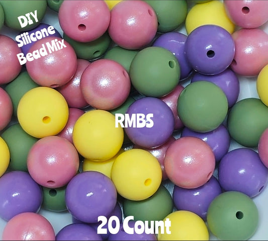 15mm DIY Silicone Solid Glossy 20 Count Mix Pastel Craft Supplies & ACCESSORIES
