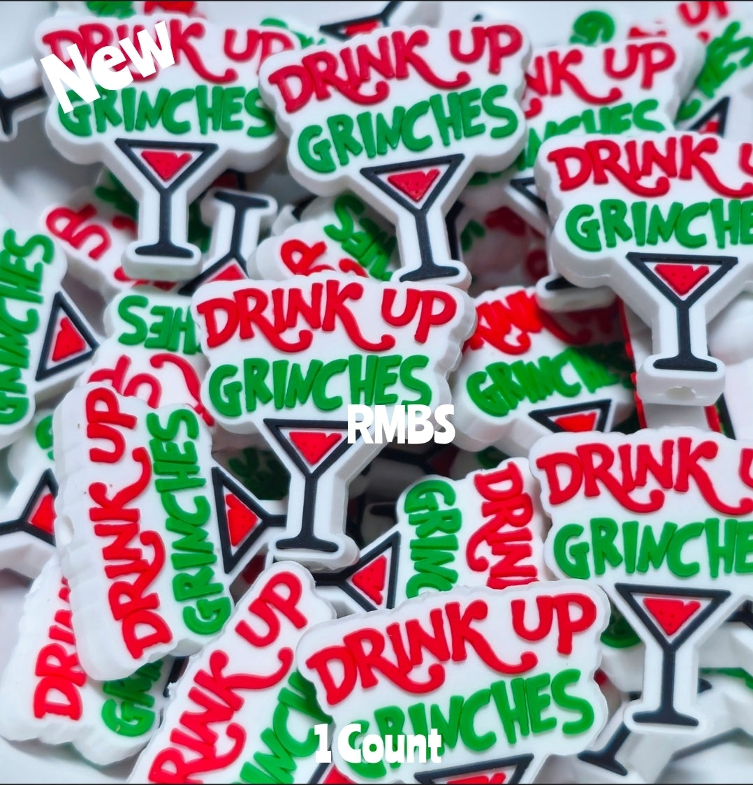 DIY Focal Bead 1 Count Craft Supplies Christmas Character Mr Mean One Grinch Beads