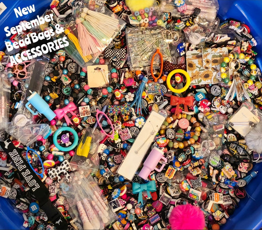 New September 2025 Bead Bags & ACCESSORIES Discontinued Bulk Mystery Bags 2 Pounds