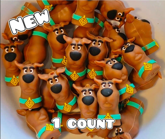 New 1 Count Focal Bead 3D Scooby