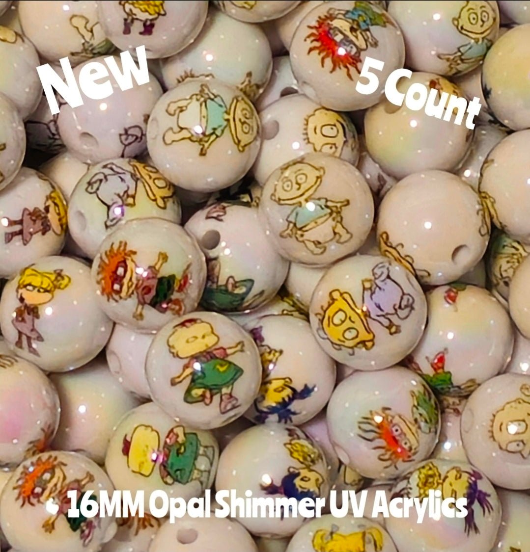 New 7 Count Focal Bead Set Rugrats