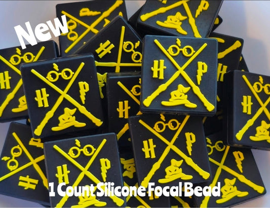 New 1 Count Focal Bead Harry Potter