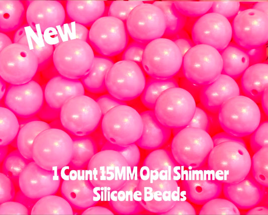 New 15mm 1 Count DIY Silicone Solid OPAL Quartz Pink Supplies & ACCESSORIES
