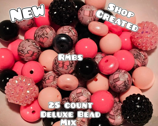 New Deluxe SILICONE Bead Mix 25 count. Shop Made