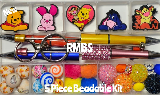Character Winnie The Pooh Beabable kit CONTAINER INCLUDED