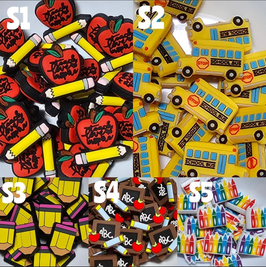 New 1 Piece Teacher Focal Beads DIY Silicone Beads