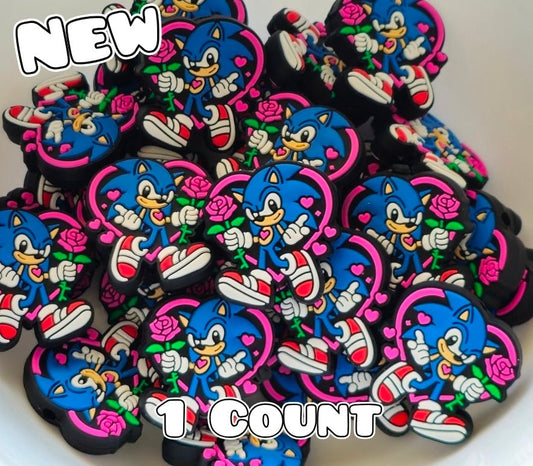 New 1 Count Sonic Rose Focal Bead