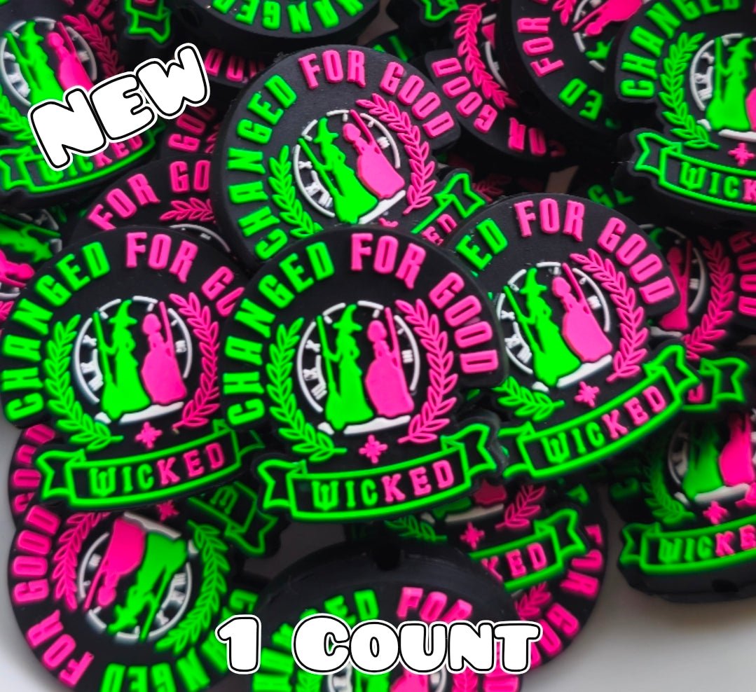 New 1 Count Focal Bead Wicked Changed For Good