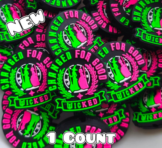New 1 Count Focal Bead Wicked Changed For Good