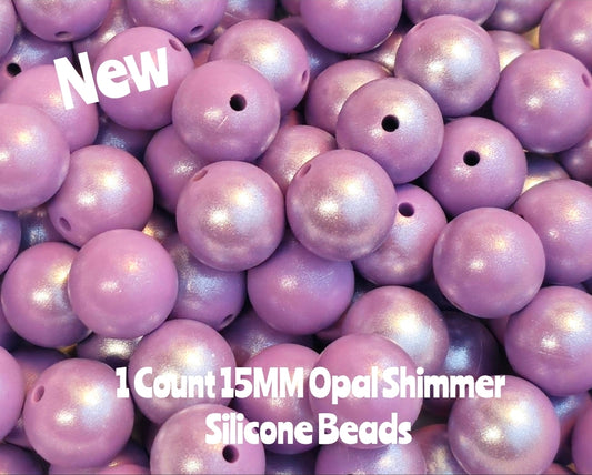 New 15mm 1 Count DIY Silicone Solid OPAL Dusty Purple Craft Supplies & ACCESSORIES