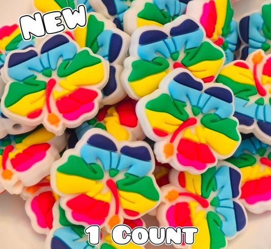New 1 Count Focal Bead Flower