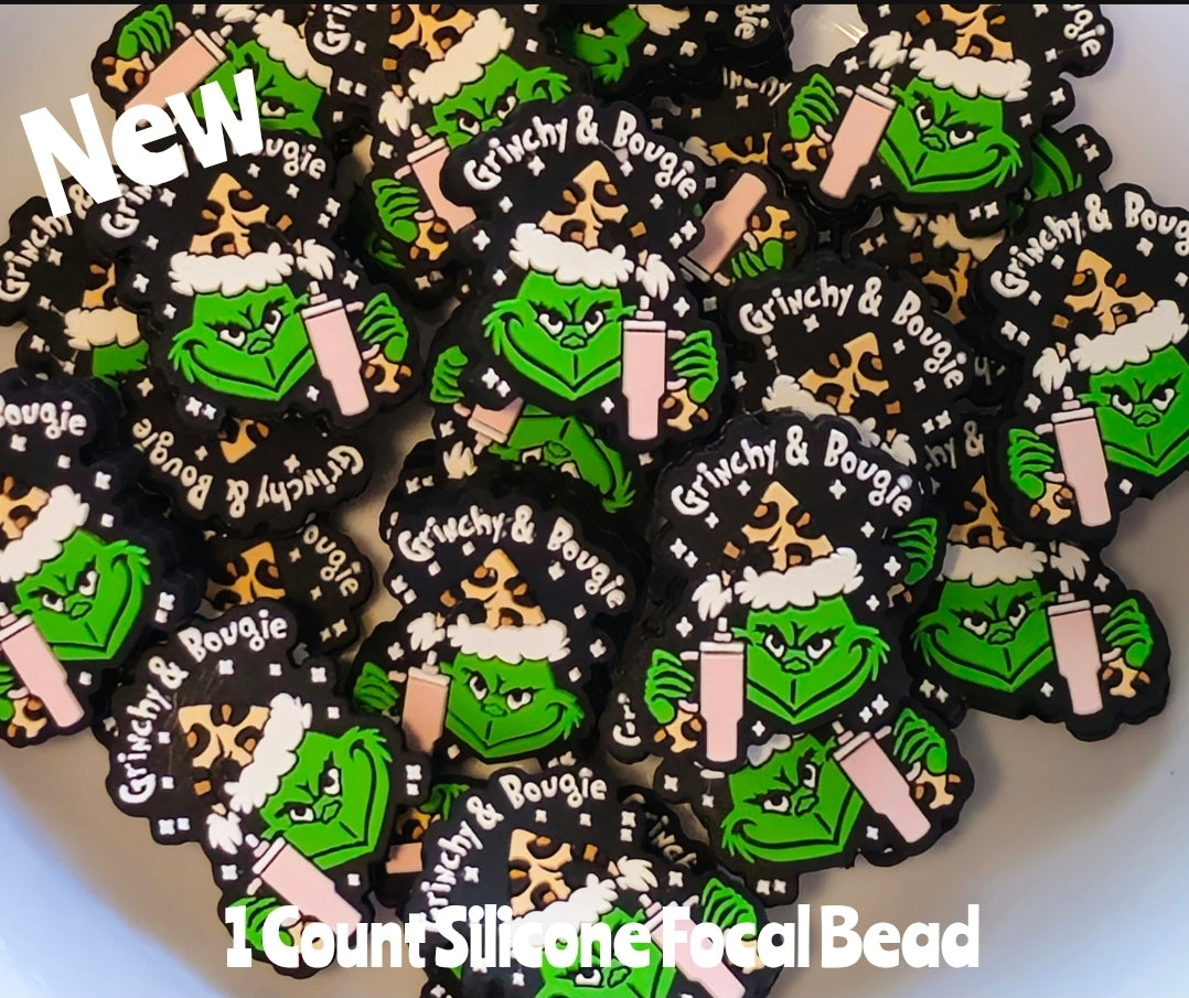 New Grinch Focal Beads 1 Count DIY Bead Supplies