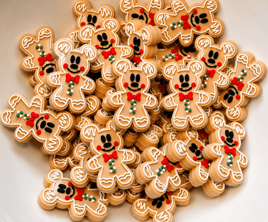 1 Count Focal Bead Mickey mouse ginger bread