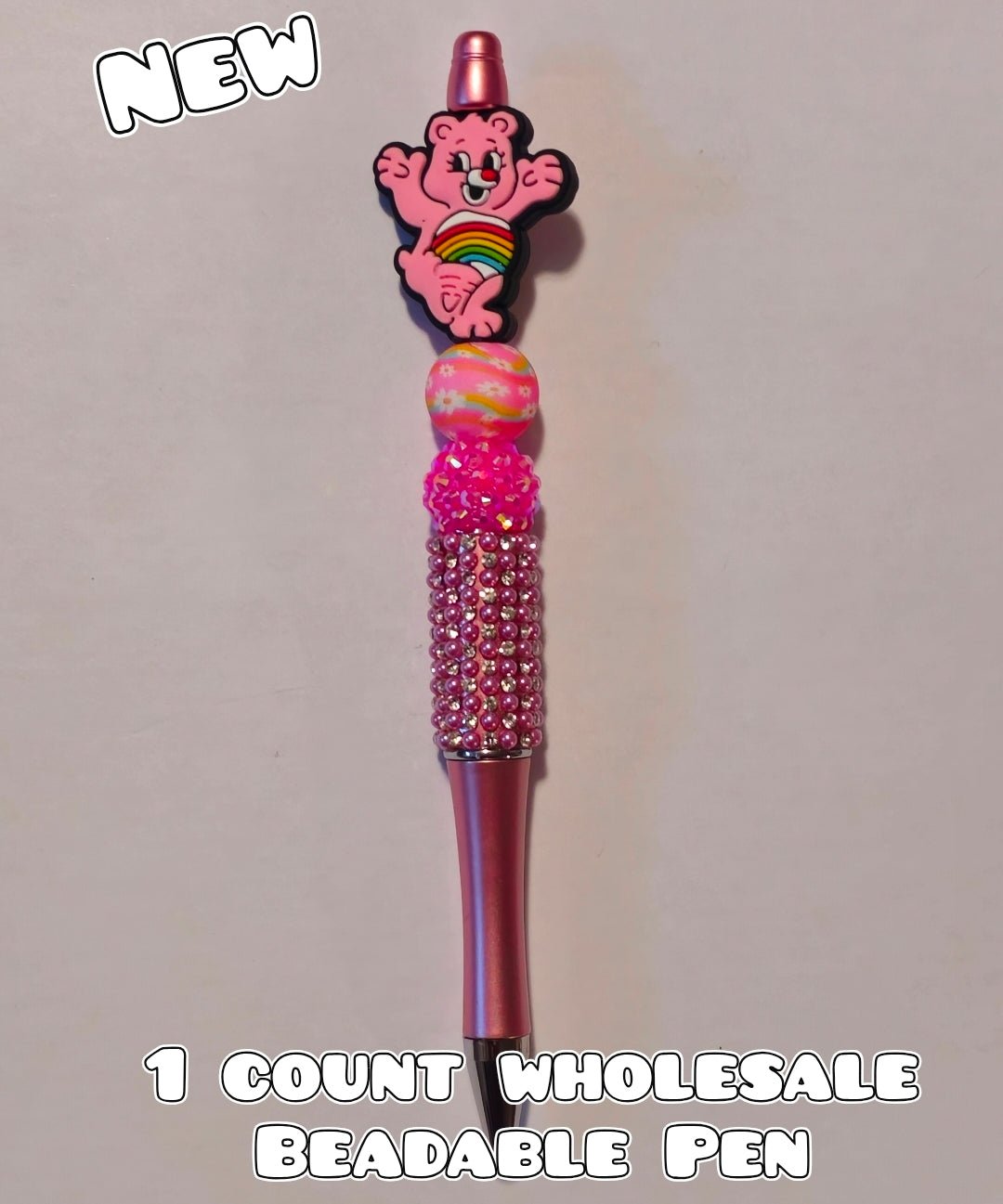 Wholesale 1 Count Beadable Pens Care Bears