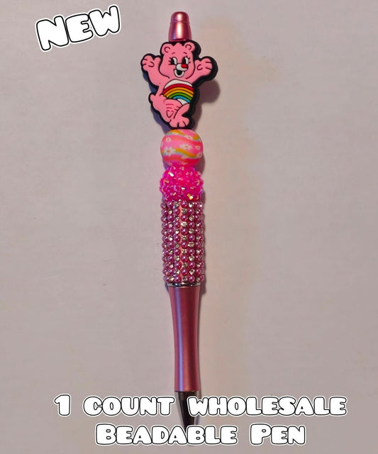 Wholesale 1 Count Beadable Pens Care Bears