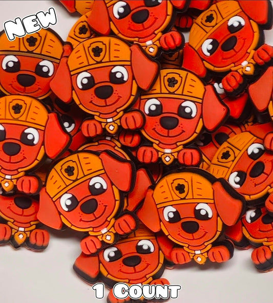 New 1 Count Focal Bead Paw Patrol