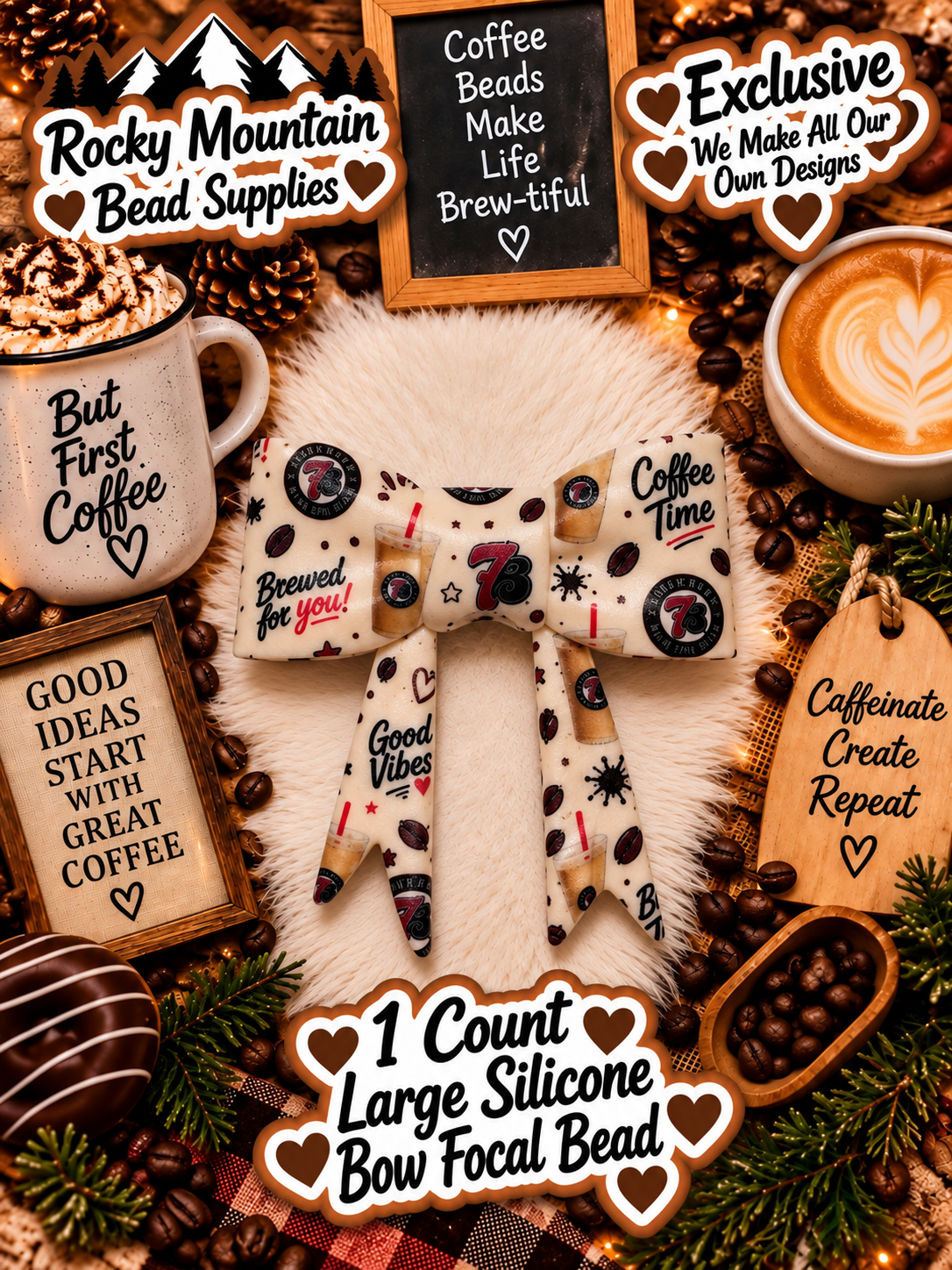 New Shop Exclusive 1 Count Large Silicone Bow 7 BREW