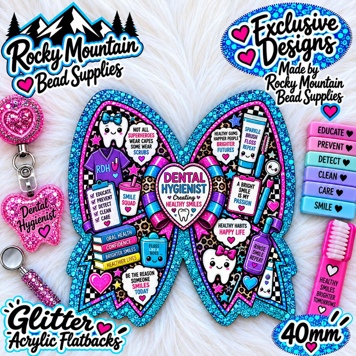 Shop Exclusive 1 Count Custom Exclusive Glitter